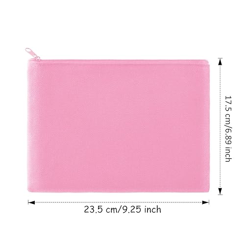 Vista 8 de 16 bolsas de cosméticos multiusos con cremallera, bolsas de maquillaje de lona de algodón, bolsa de viaje, bolsa de aseo para lápices, bolsa