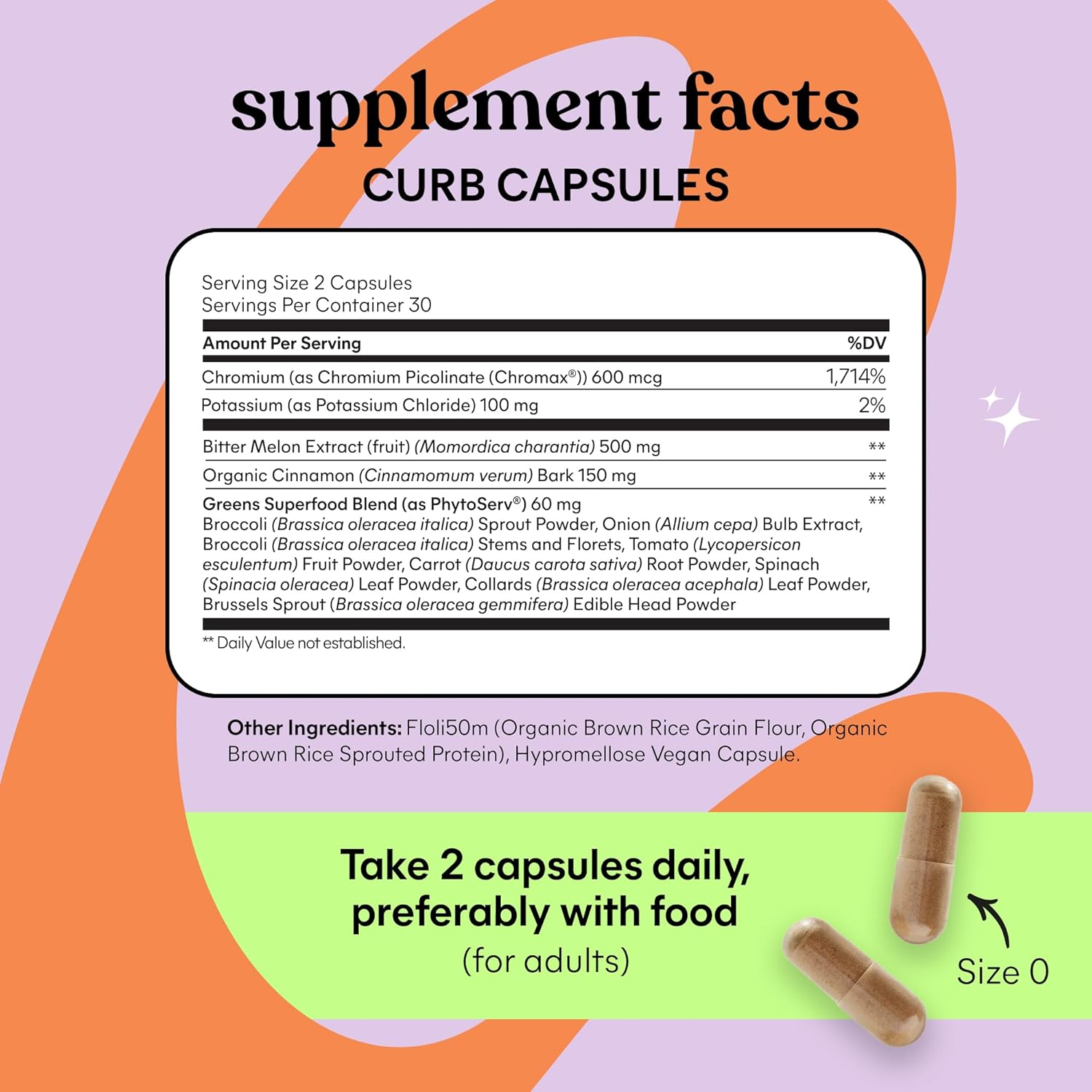 Lemme Curb and Burn - Metabolism, Cravings Support & Weight Management with Clinically Studied Chromium Picolinate, Gynostemma, Cinnamon, Green Tea, Vitamin B6 & B12 - Gluten-Free, 60 Count Ea