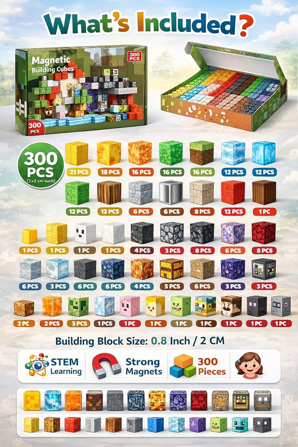 Creative Construction with Magnetic Cubes