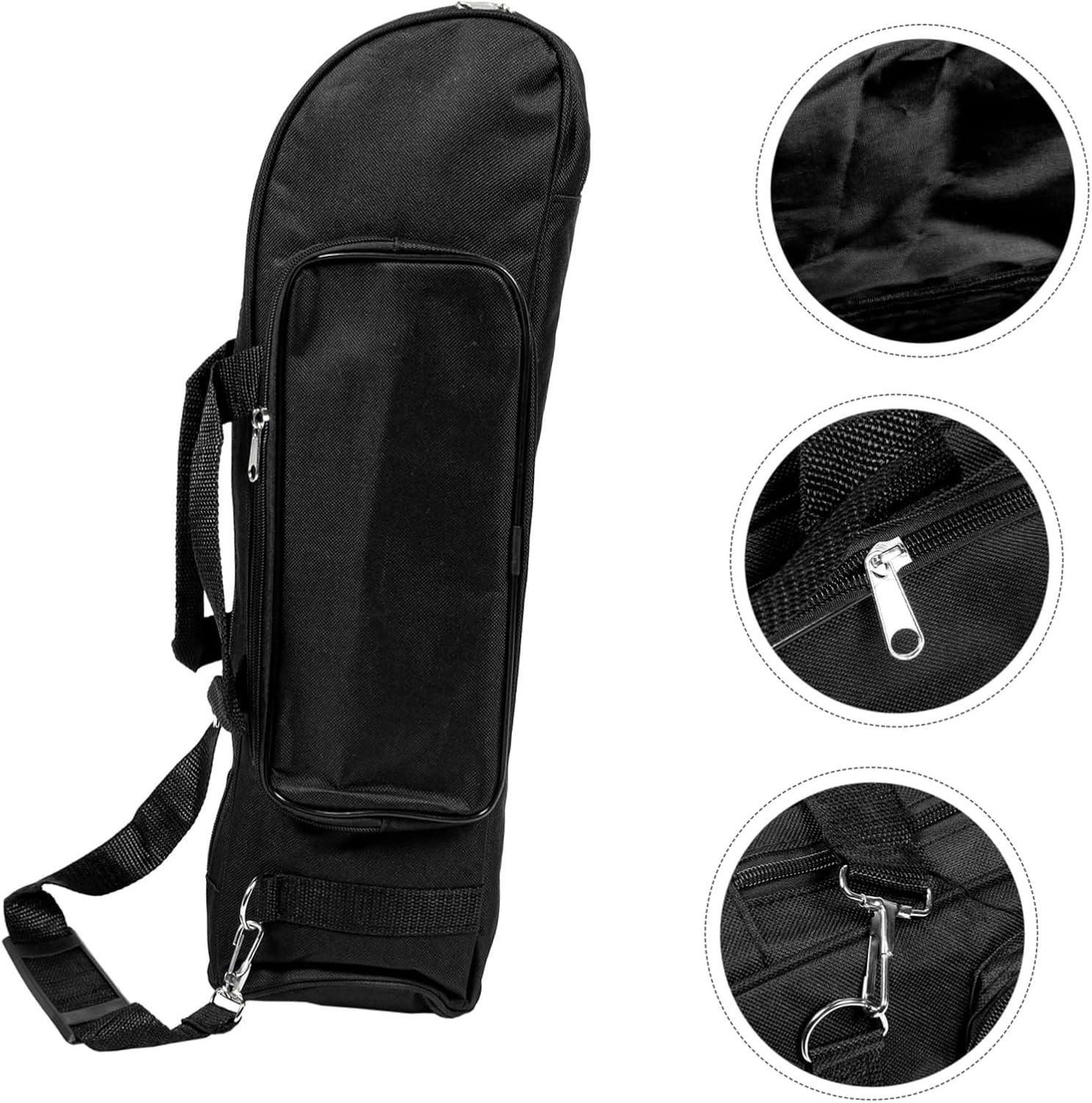 Portable Trumpet Case Multi-function Wind Instrument Bag with Comfortable Handheld and Backpack Options Padded Protection for Trumpets and Accessories