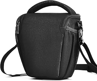 CADeN DSLR/SLR Camera Shoulder Bag Case with Adjustable Shoulder Strap, Compatible for Nikon, Canon, Sony Mirrorless Cameras Waterproof (Small)
