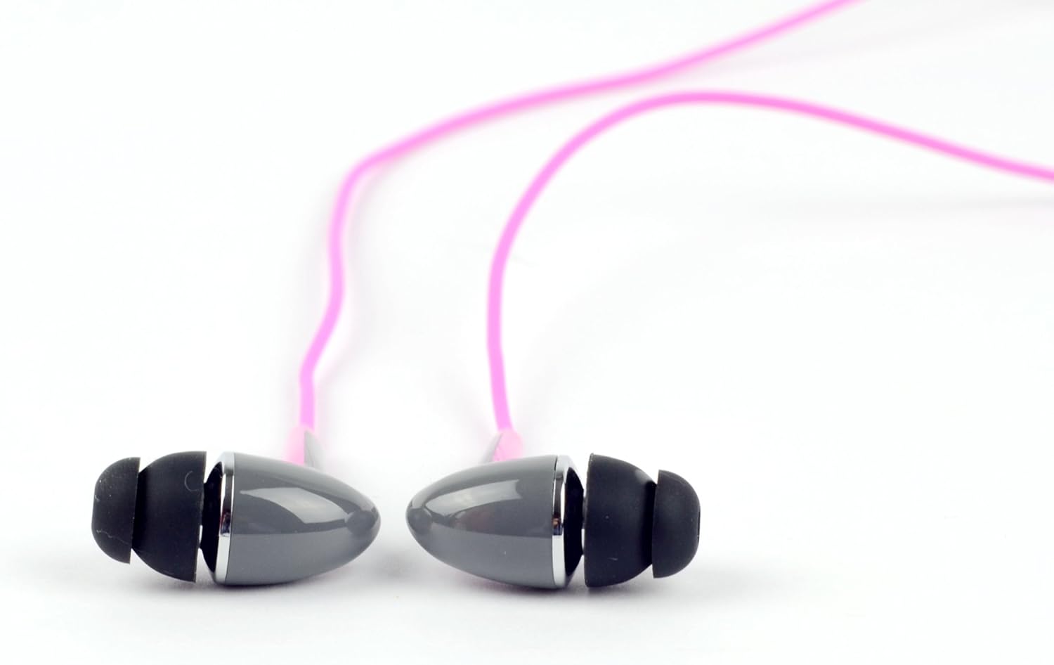 iFrogz IF-SAR-PNK Sarus Ear buds with Mic - Wired Headsets - Retail Packaging - Pink