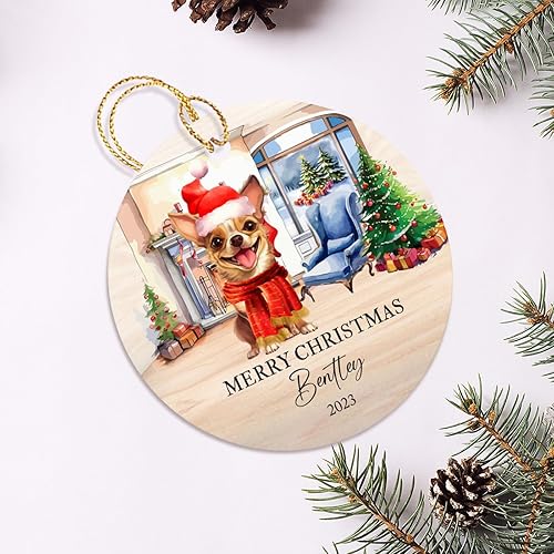 Miniatura 79 de Adorno personalizado para árbol de Navidad de perro Chow Chow, regalo único de Navidad negro para los amantes de los perros Adorno negro Chow Chow