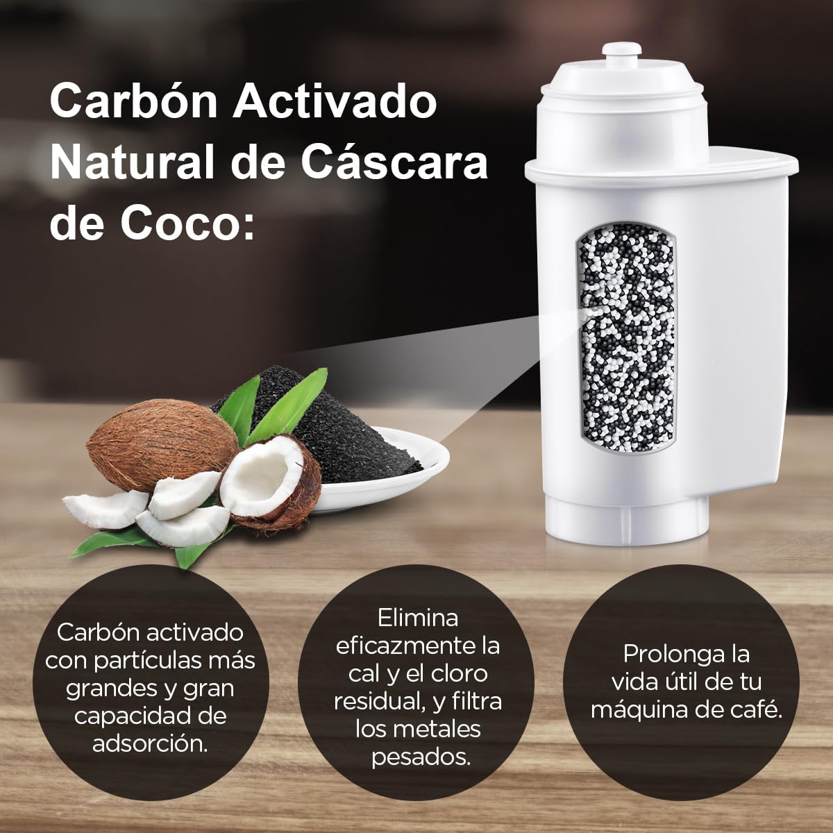 Filswa Filtro de agua para Siemens EQ Series, EQ6 Plus S700, EQ9 S900/S500, EQ700, EQ500 – Compatible con Brita Intenza, TCZ70003, TZ70033A – Cartuchos de filtro automáticos (4)