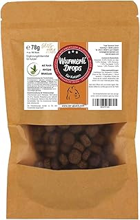 Wurmerli Drops Katzensnacks & Leckerlis Sensitive – Weizenfreie, leicht verdauliche Katzendrops für Sensible Katzen | Ergänzungsfuttermittel mit Aloe & Walnuss | 180 Stück, 78 g | Made in Germany product image