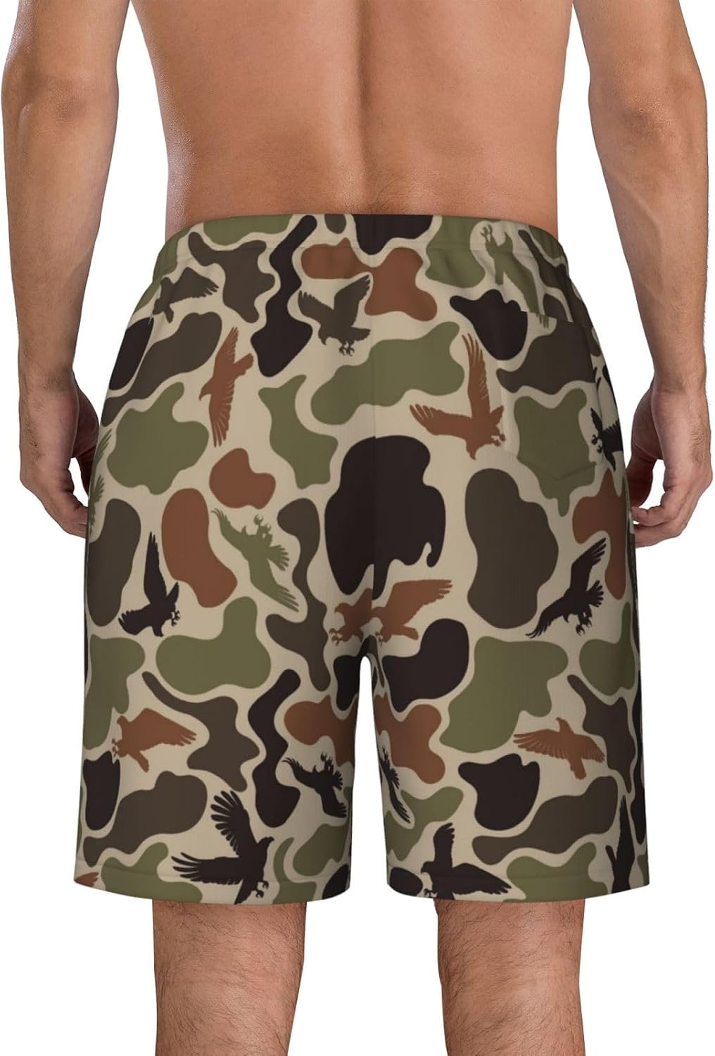 Mens Swim Trunks with Mesh Lining,Quick Dry Swimsuit Board Shorts Beach Pants Swimwear Bathing Suits
