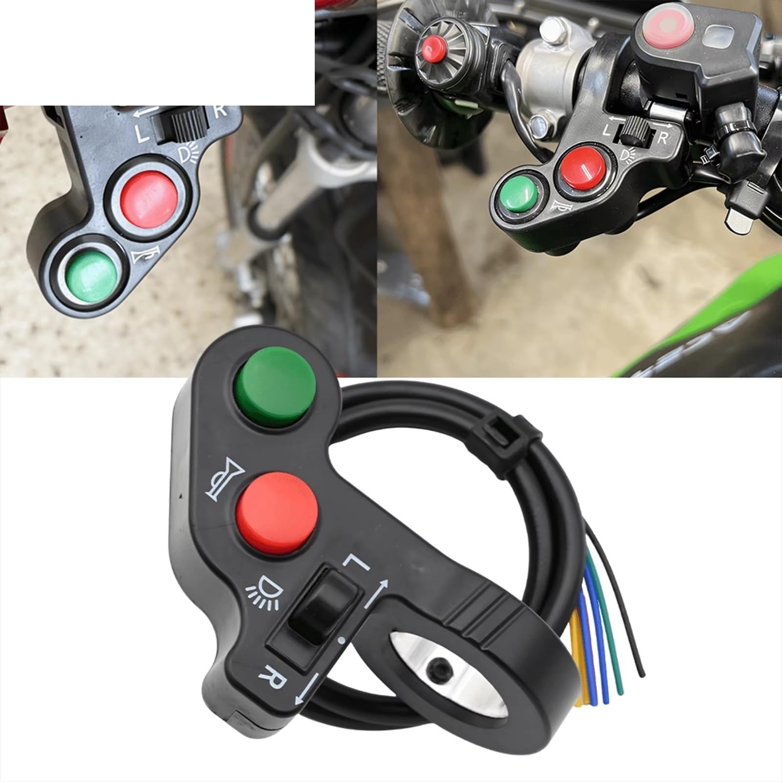 Para Yamaha Interruptor De Manillar De Motocicleta
