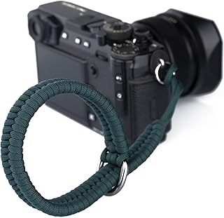 Qiang Ni Camera Wrist Strap: Turquoise Paracord Camera Hand Strap for Dslr or Mirrorless Cameras - Camera Wrist for Photographers Quick Release