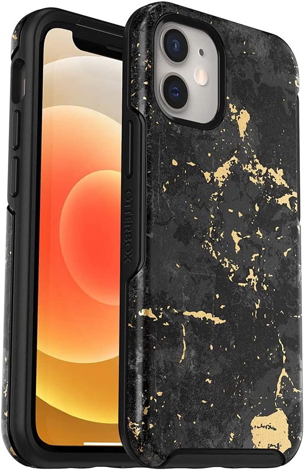 Symmetry Clear Series Case for iPhone 12 Mini, Non-Retail Packaging - Enigma (Black/Enigma Graphic)