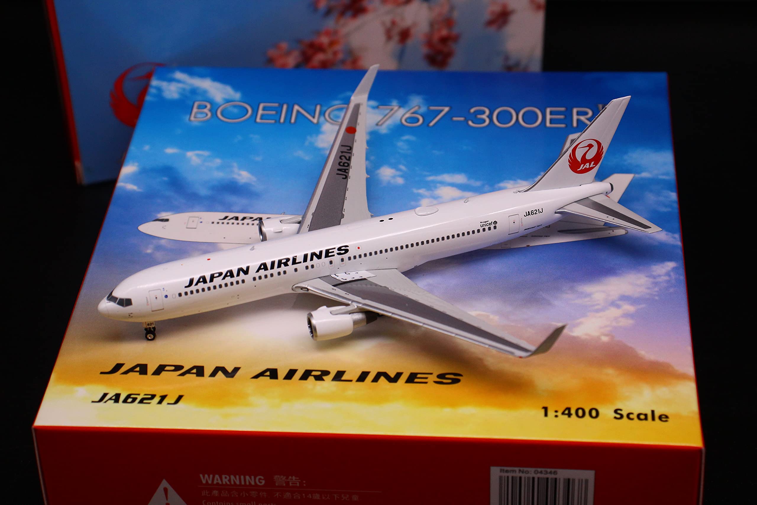 Phoenix Japan Airlines B767 300er Ja621j 1 400 Diecast Plane