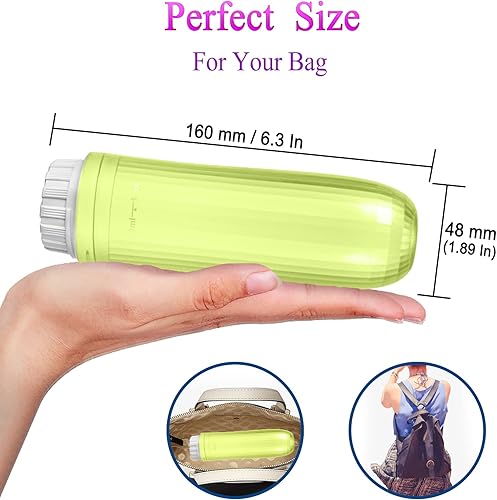 Miniatura 17 de Bidé portátil – Mini bidé de viaje personal plegable de mano con 2 opciones de presión con rociador eléctrico para limpieza de higiene while