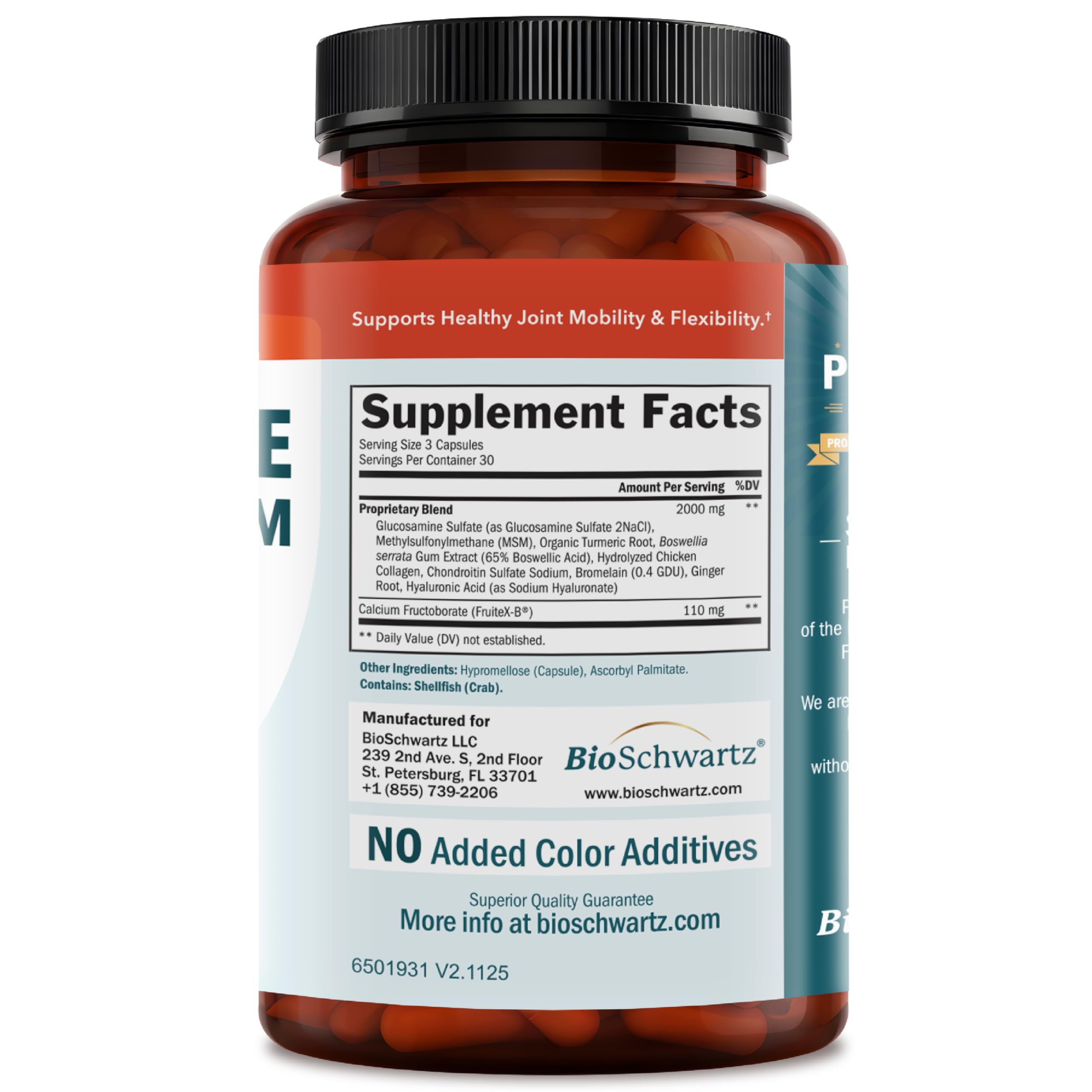 Glucosamine Chondroitin MSM Joint Support Supplement, 90 Capsules — Amazon image 8