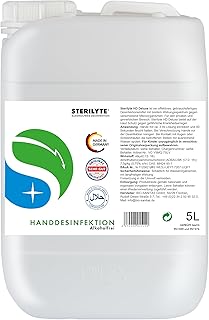STERILYTE HD Deluxe alkoholfreies Handdesinfektionsmittel, Desinfektion als Lösung ohne Alkohol, Desinfektionsmittel für H...