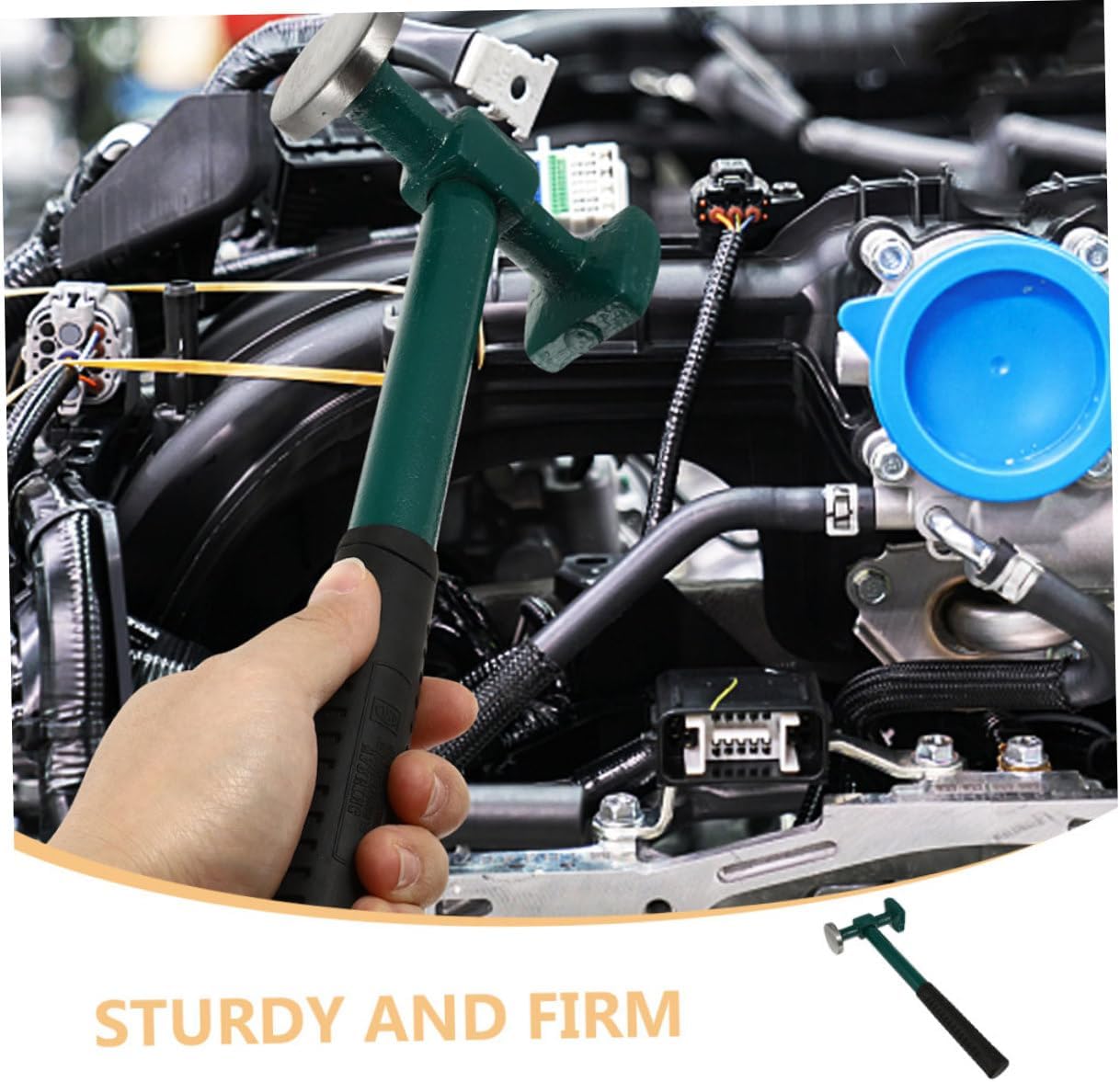 Alipis 2pcs Body Panel Hammer Precision Sheet Metal Tools for Auto Ergonomic Handle Dent Removal Mallet for Vehicle Restoration