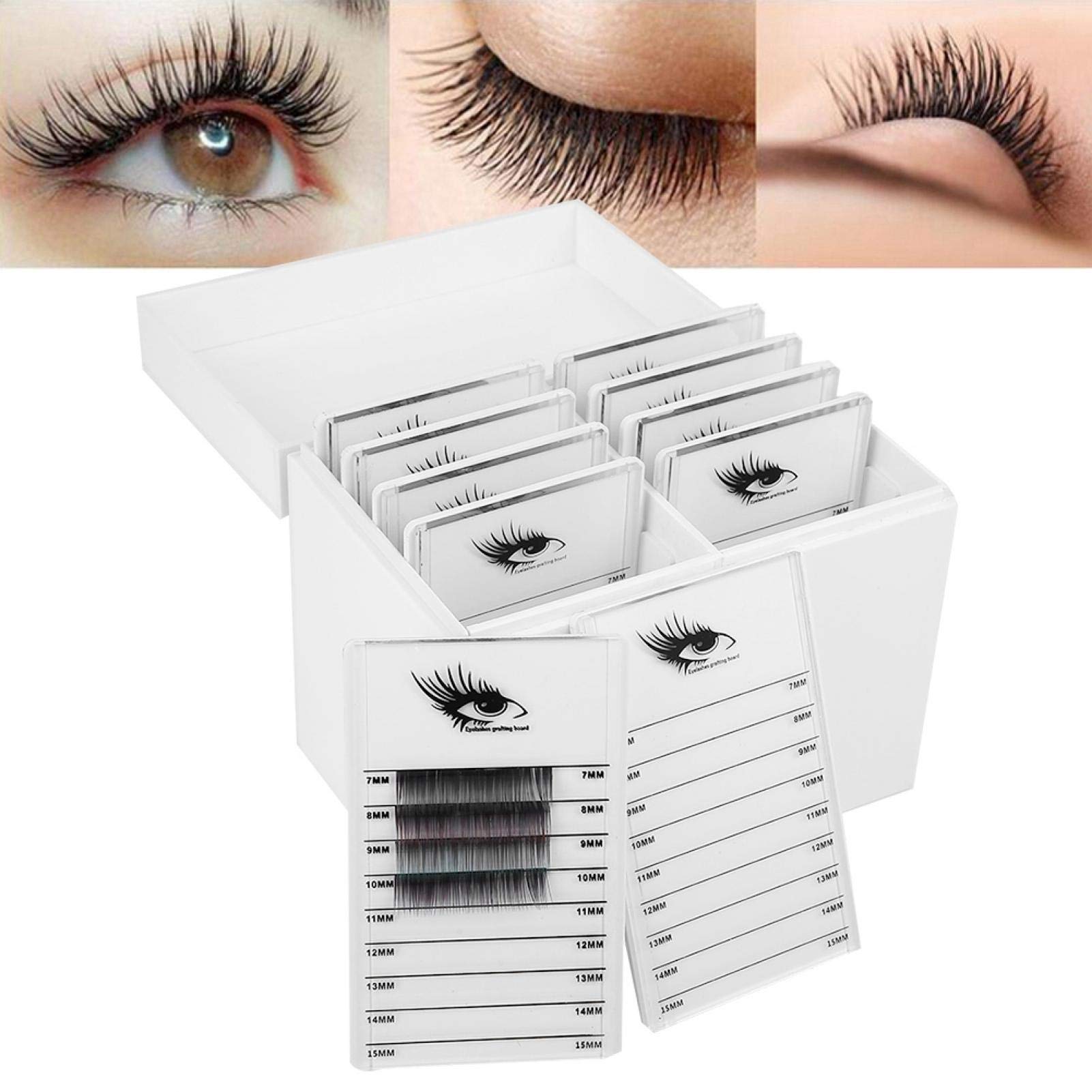 Eyelash Storage Box 10 Layers Acrylic Eyelash Case Makeup Organizer for Grafting Lash Extension False Eyelash Care - Image 3