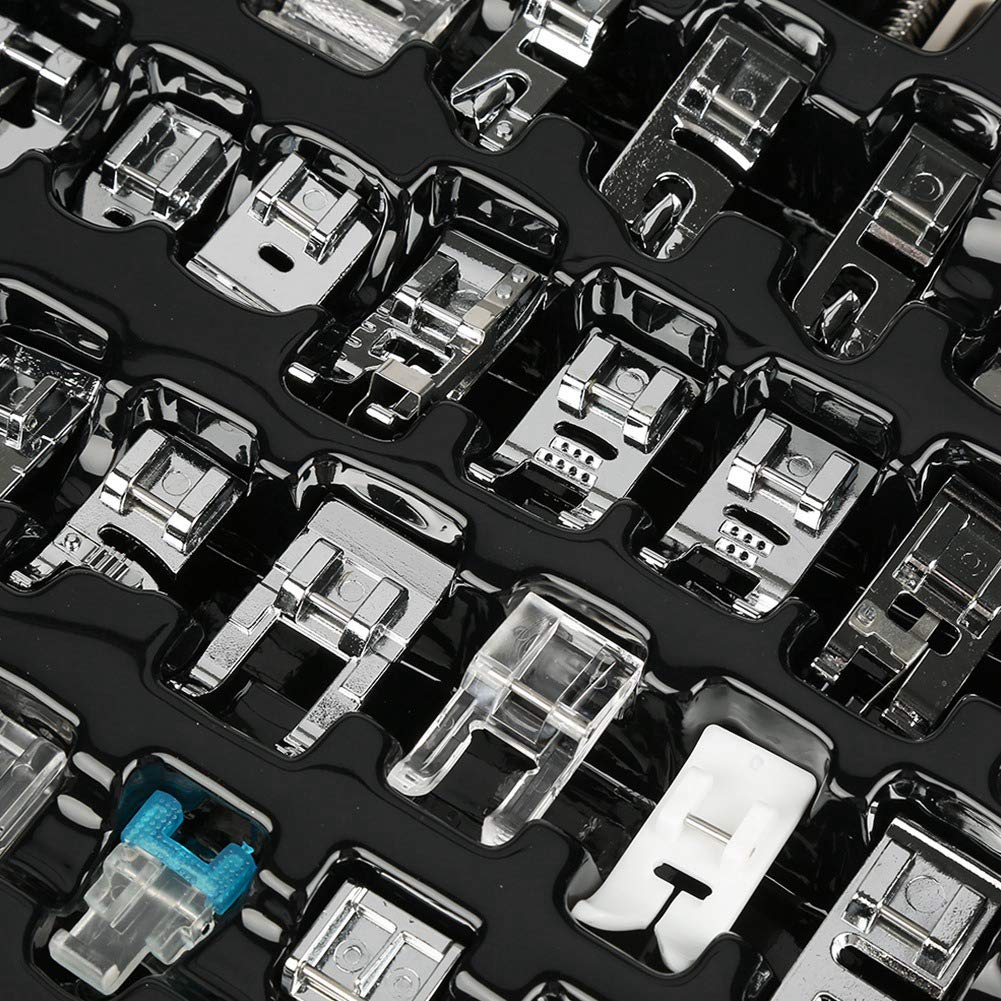 Juego de 62 Piezas de prensado para máquina de Coser Multifuncional para el hogar, para máquinas de Coser, para Babylock, Singer, Elna