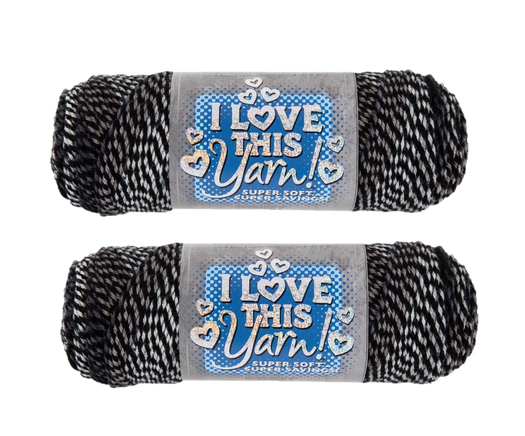 Amazon.com: Hobby Lobby Print I Love This Yarn, 700 Gray & Black