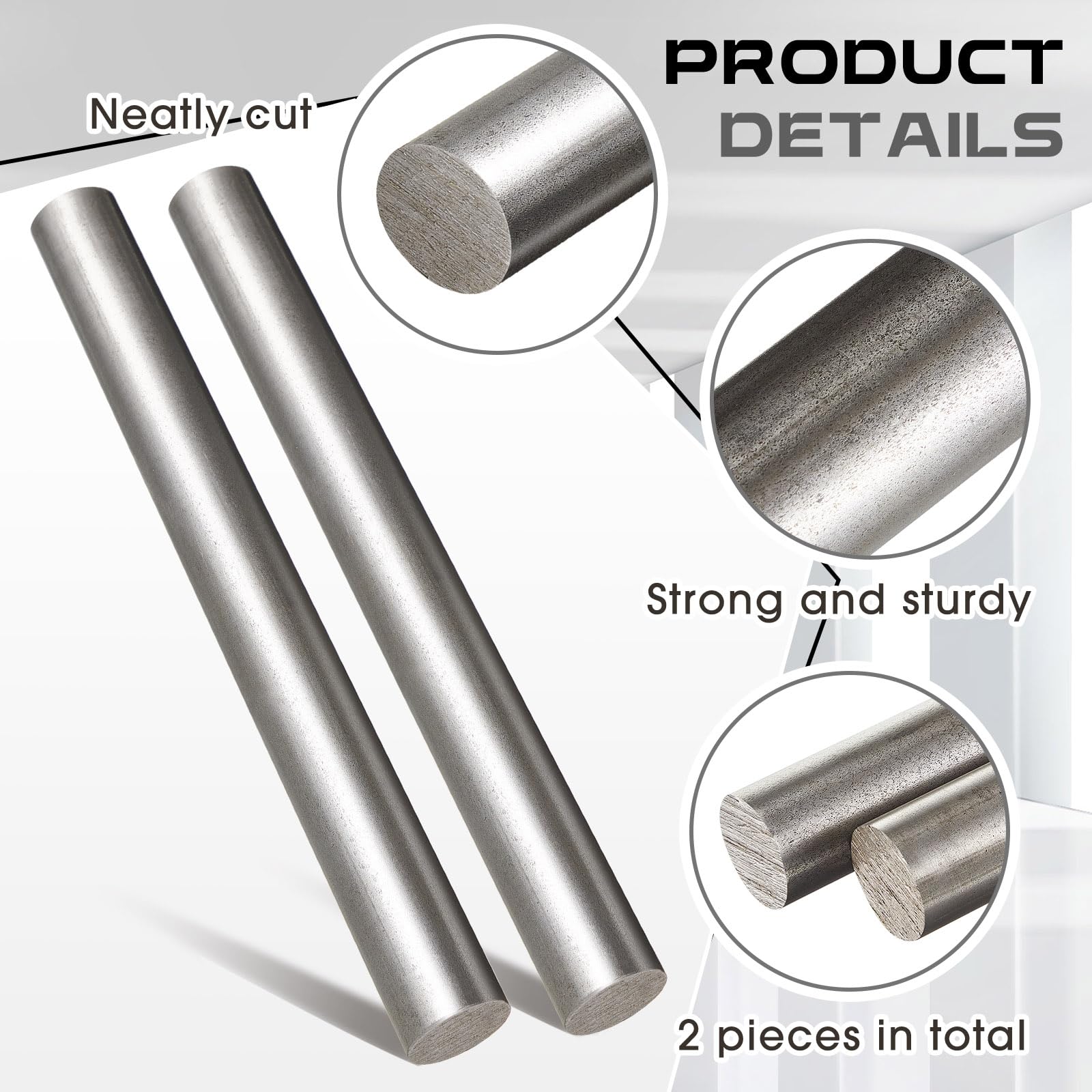 Steel Bar Stock - 2 Pack for DIY Crafts -3