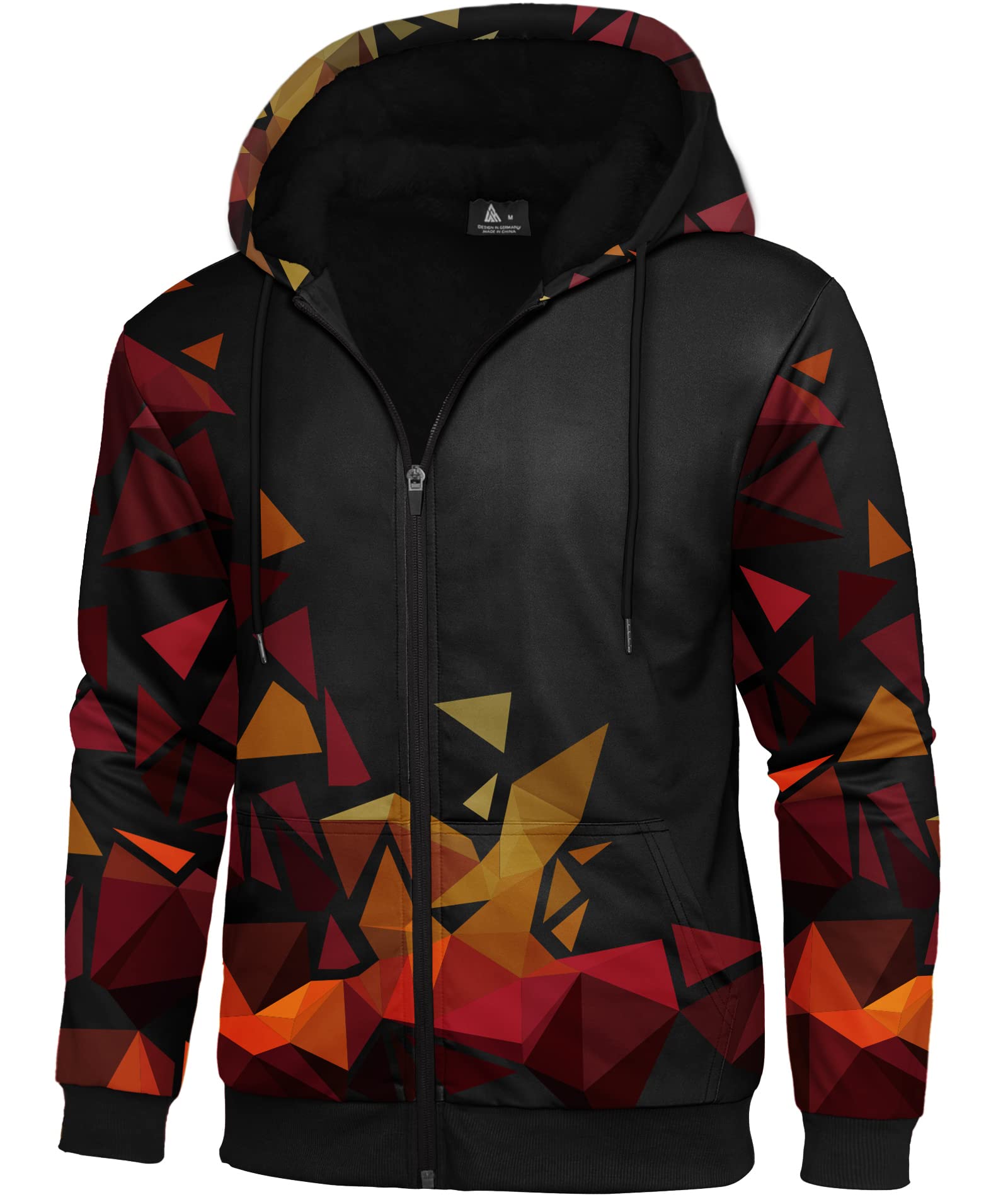 SwissWell Herren Sweatshirts mit Fleece Warm Hoodies für Männer mit Kapuze Sweatshirts Reißverschluss Kapuzenjacke