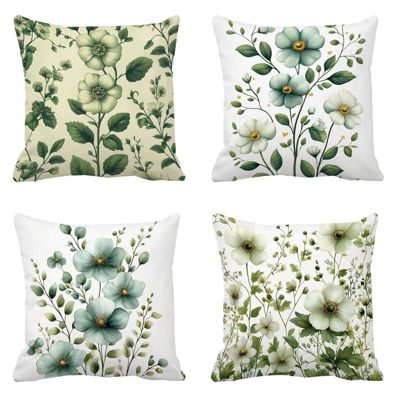 Coussin canapé vert pastorale de qualité supérieure pour maison