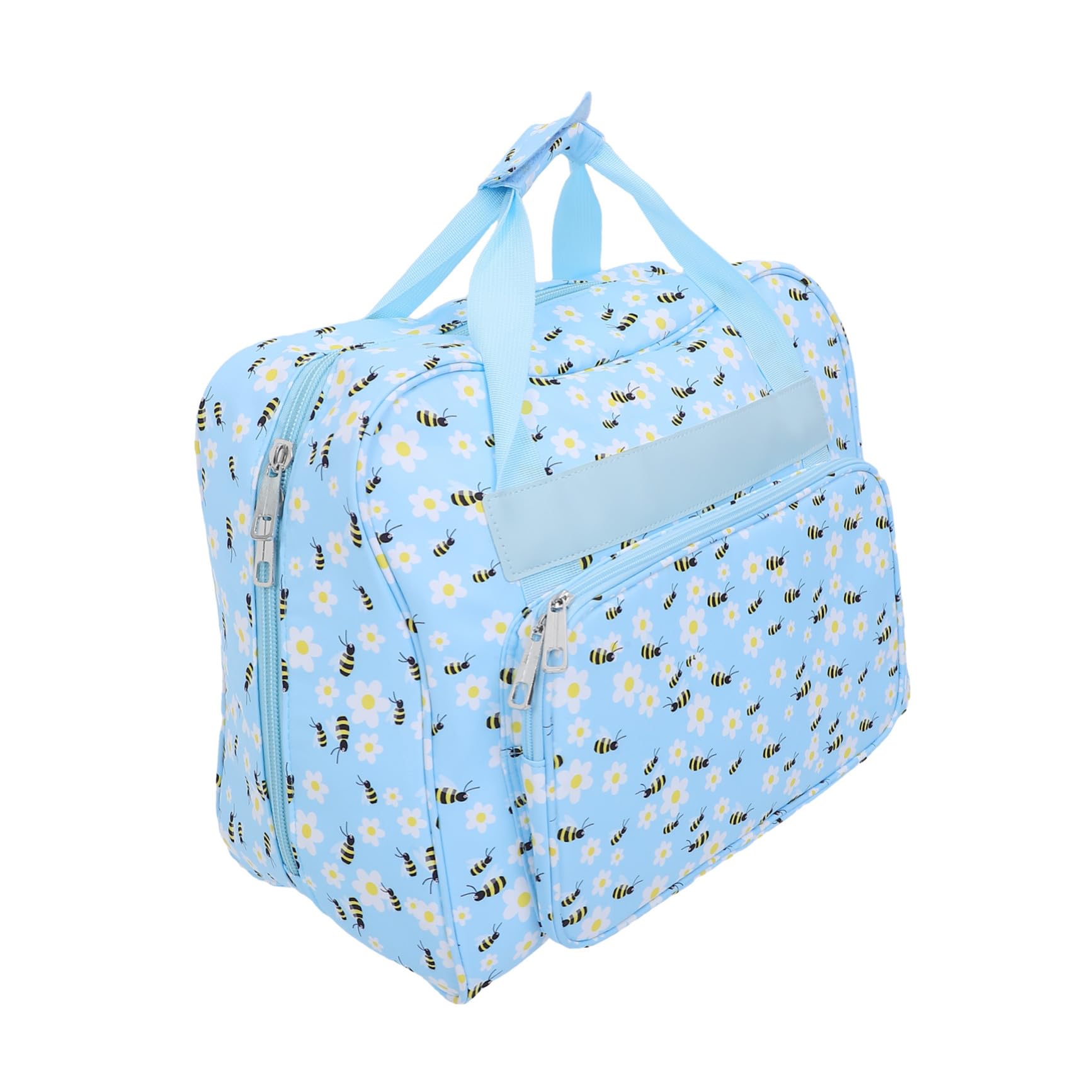 HOMSFOU Sac De Machine à Coudre Portable Cas De Transport De Machine à Coudre Portable Sac De Rangement pour Tricot Ciel Bleu Tissu Oxford 600d