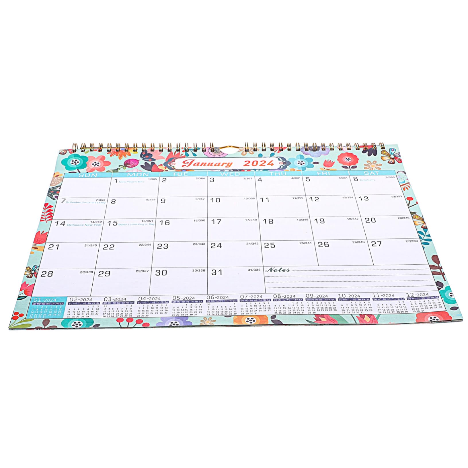 SEWACC 4stücke Countdown Wandkalender Englischer Monatskalender Mit Kreativen Hängenden Designs Für Zuhause Und Büro Für Notizen Und