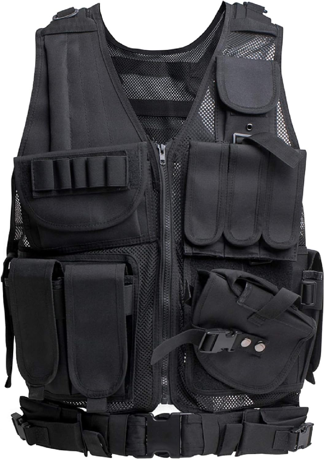 Himal Tactical Vest for Men-600D Encryption Polyester-Military Vest-Adjustable Lightweight Combat Vest : Sports & Outdoors