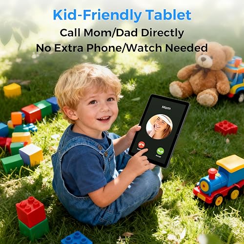 Miniatura 3 de FOXX Dual SIM - Tableta desbloqueada global de 10.36 pulgadas, teléfono y tableta 2 en 1 con batería de 7000 mAh, 3 GB+128 GB (1 TB expandible),