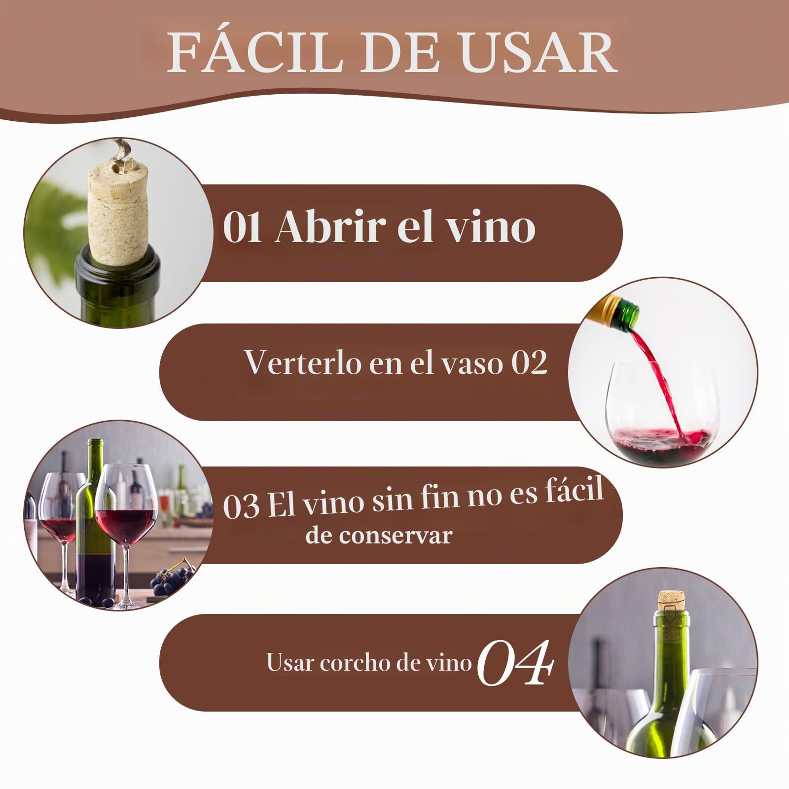 MXTIMWAN 25 Tapones de Corcho de Madera, Premium de Corcho Natural, Tapones de Corcho de Vino, Tapn de Sellado Reutilizable para Surtido de Botellas de Vino y Decoraciones de Bricolaje