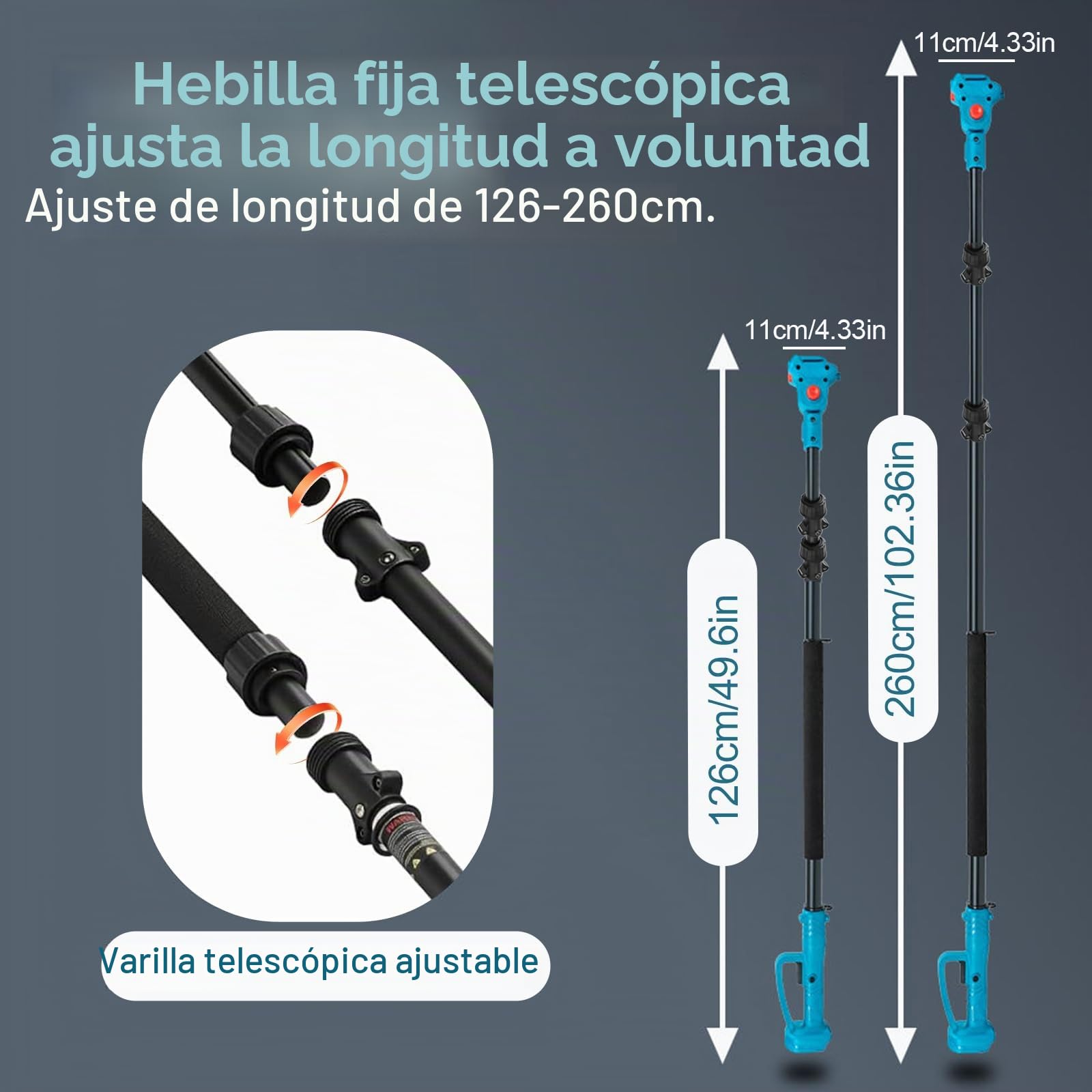 Kit 4-en-1 Tijeras de Podar y Motosierra Inalámbrica, Mini Motosierra Inalámbrica de 6" con 2 Baterías 4.0Ah y Cargador, Podadora de Altura Inalámbrica con Mango Telescópico & Sierra Eléctrica