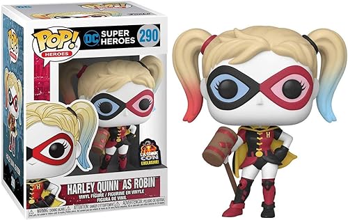 Miniatura 1 de Funko DC Comics POP! Heroes Harley Quinn AS Robin Figura de vinilo 2019 LA Comic CON Exclusive #290