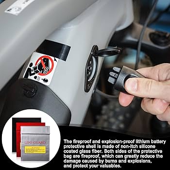 3 Sacchetti Ignifughi E Impermeabili TNSLAND - Protezione Documenti E Oggetti Di Valore, 18x23cm - Foto 8