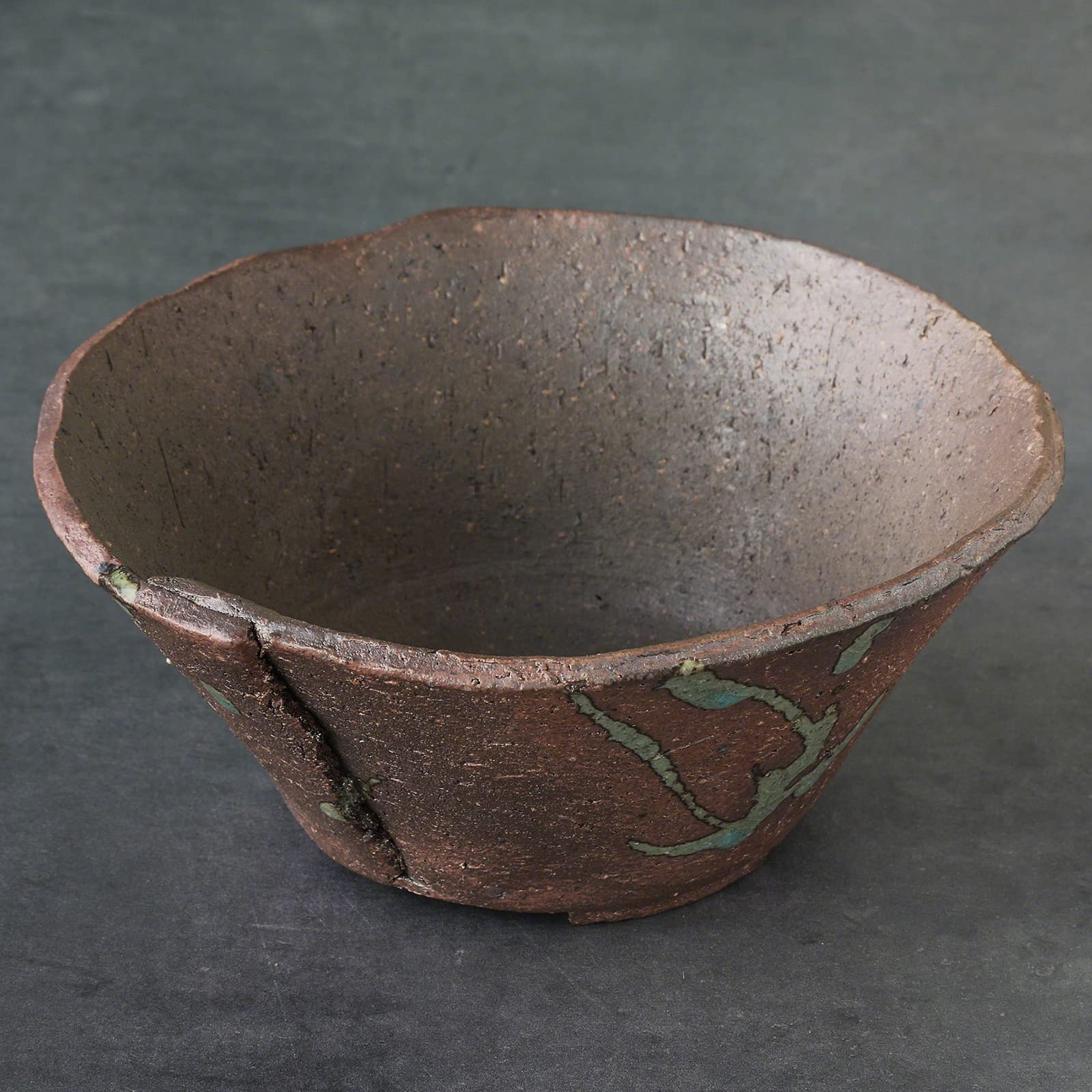 Wazakura Pot Céramique à Bonsaï, 16 cm, Fabriqué au Japon, Fait à la Main, Design Tatara Rustique, Pot de Fleurs de Jardin et Intérieur avec Trou de Drainage, Tokoname Artisanat Style