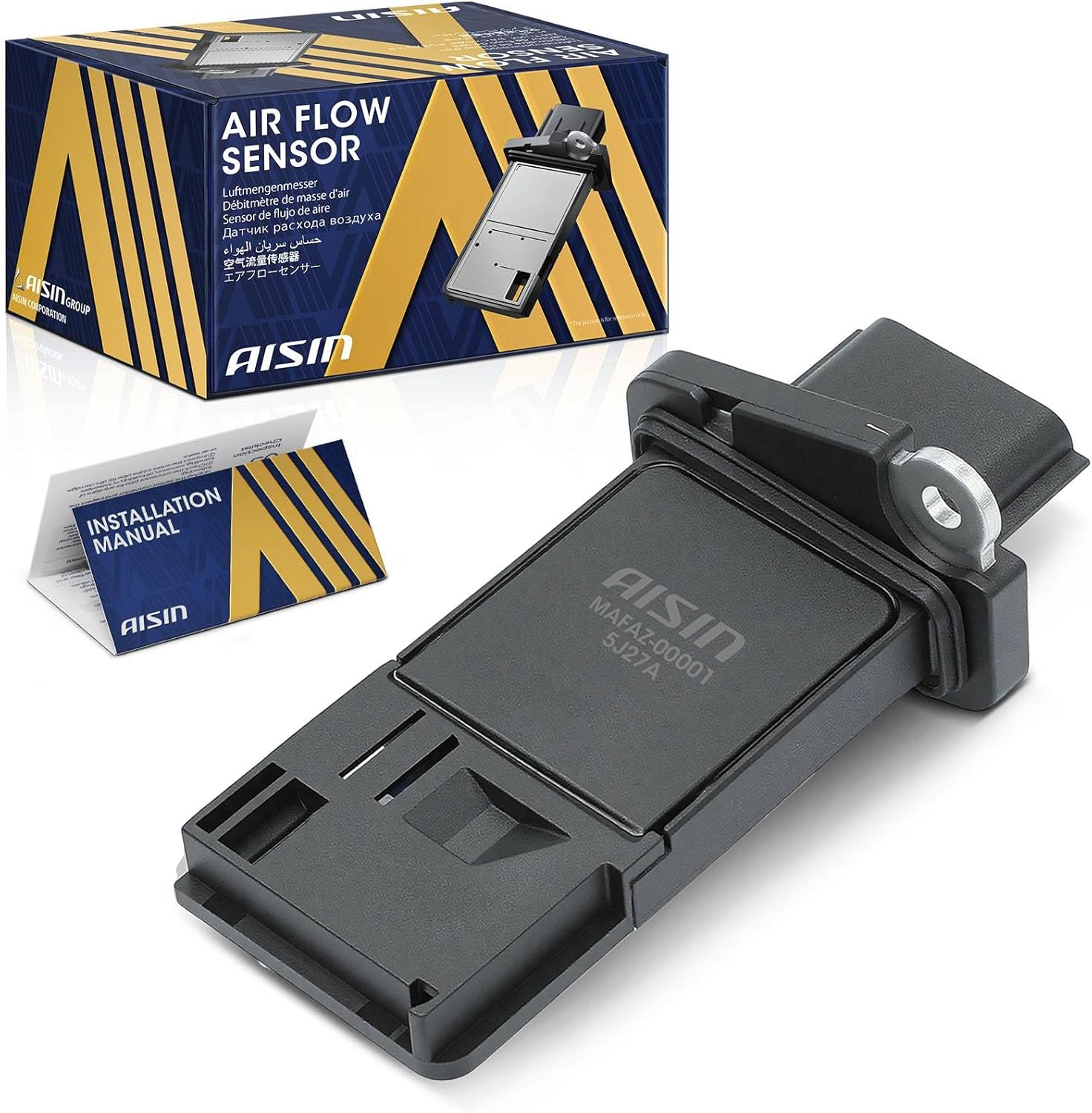 AISIN AFTERMARKET MAFAZ-00001 Mass Air Flow (MAF) Sensor - Compatible with Nissan Altima 02-14, Maxima 04-14, Rogue 08-13, Frontier 05-19, Pathfinder 04-15, Versa 07-19, 350Z 03-09