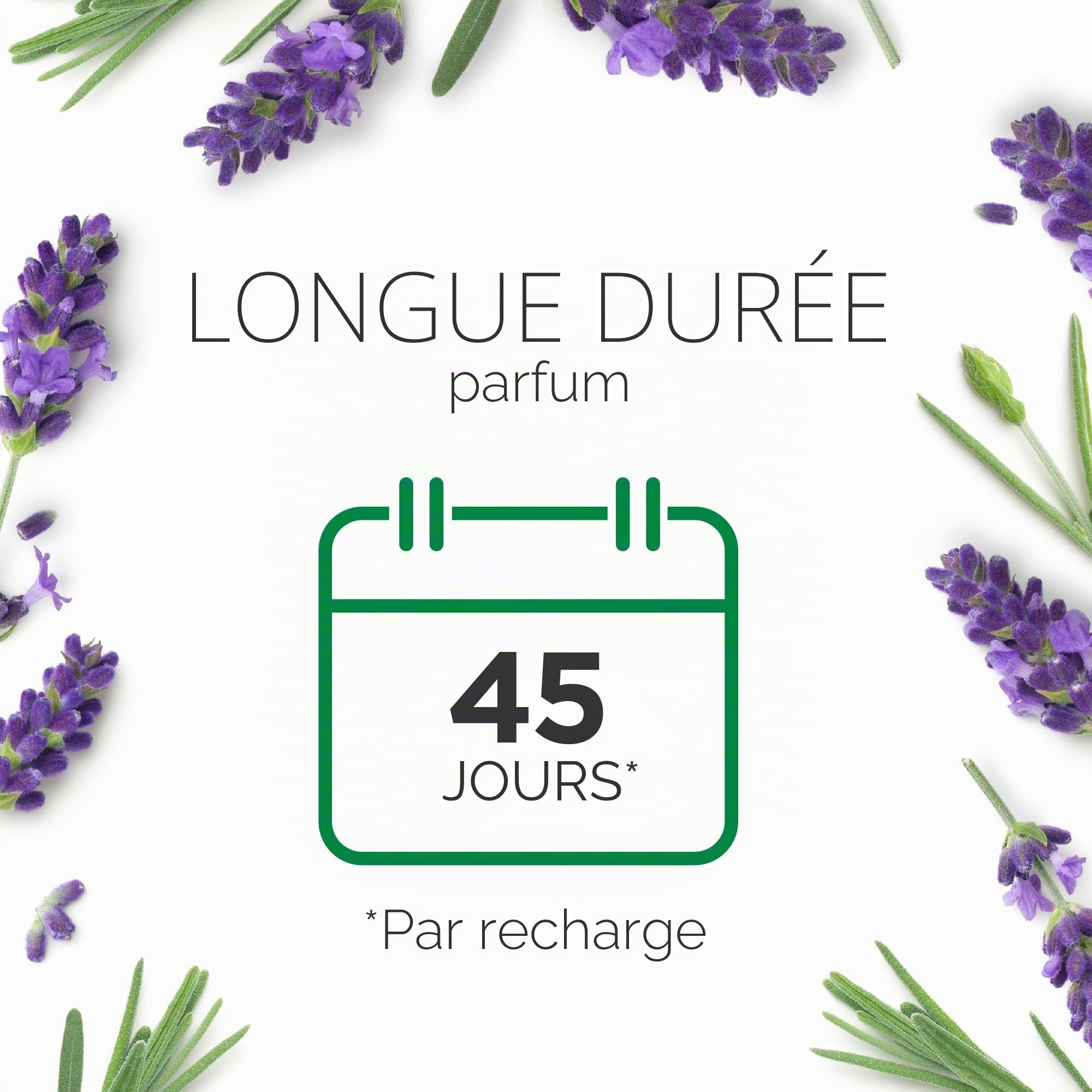 Air Wick Lot de 6 Recharges Essential Mist Lavande et Eucalyptus - 6 x 20 ml