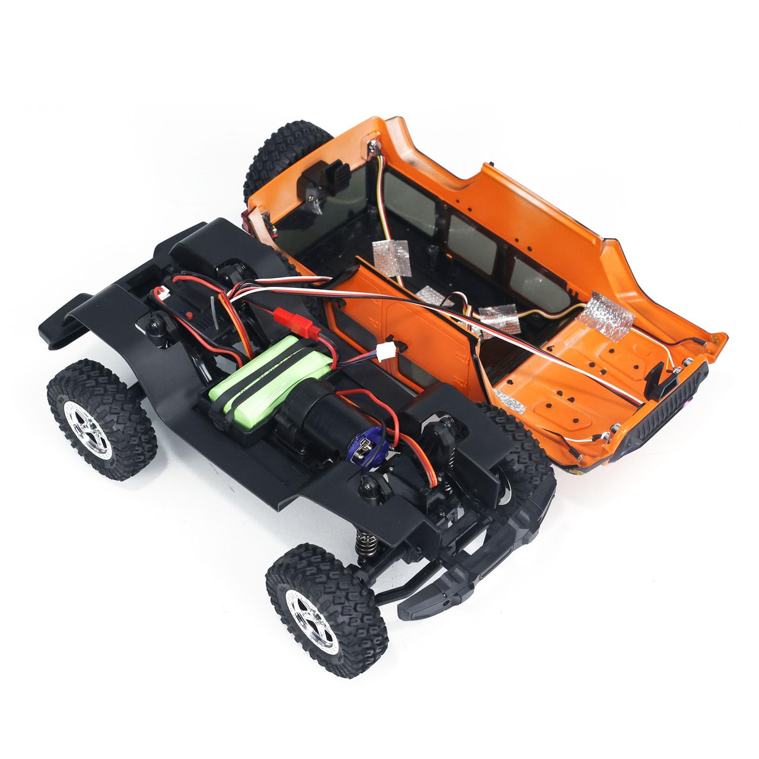 ラジコン　クローラー　シャーシ　四輪駆動 Amazon.co.jp: wheelfun 1/18 RCクローラー 4WD RTR オフロード