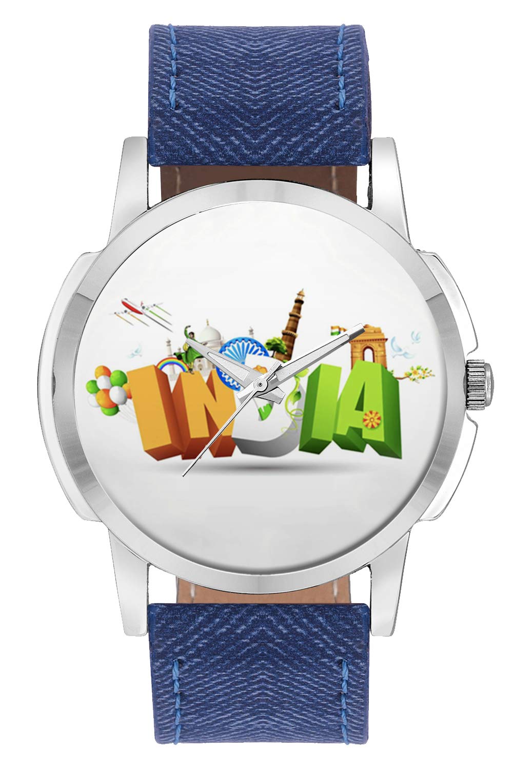 BIGOWL Independence Day Gift Wrist Watch for Boys and Men2009668302-RS1-W-BLU (B07GBYFBTD) Amazon Price History, Amazon Price Tracker