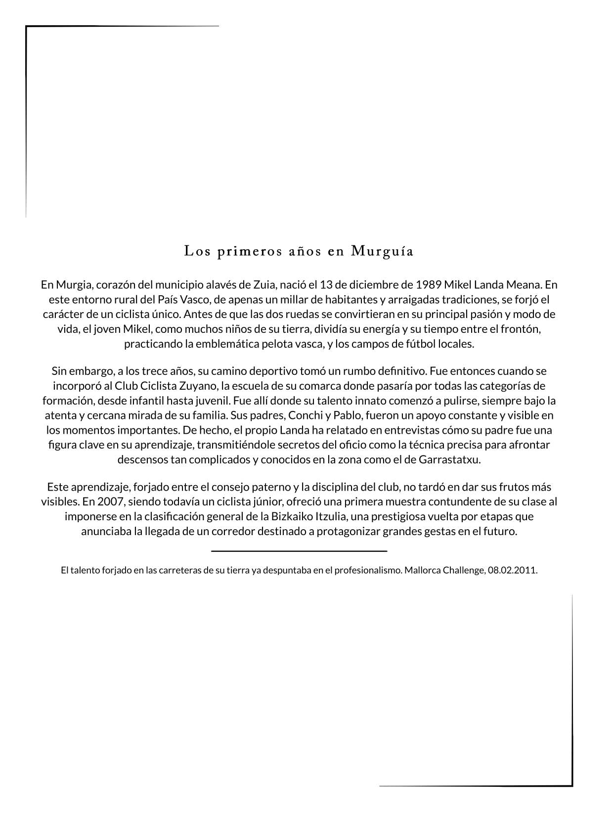 Landismo: Una biografía de Mikel Landa. Edición de tapa dura de alta calidad