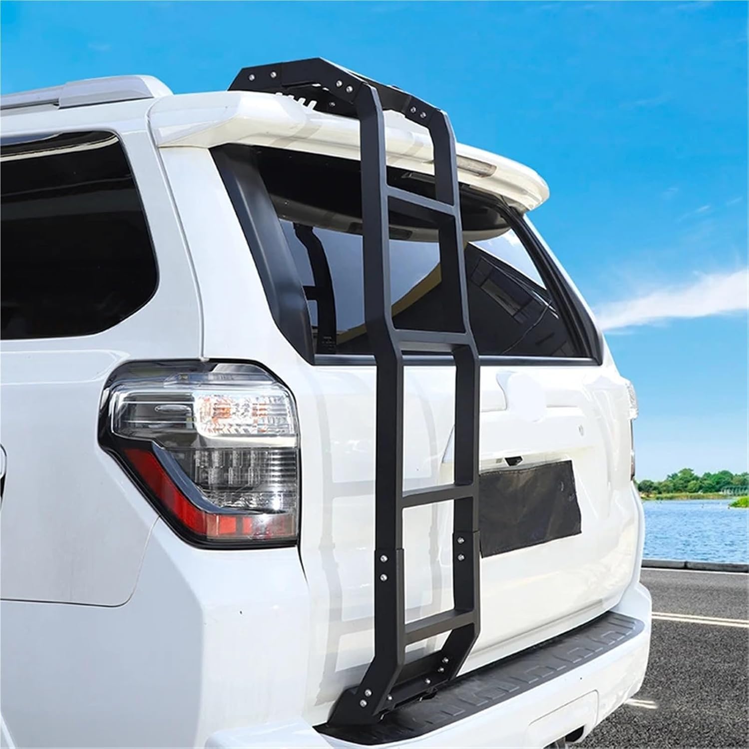 HEBE Trunk Tailgate Ladder Protection Frame Compatible with 4Runner 2010-2024