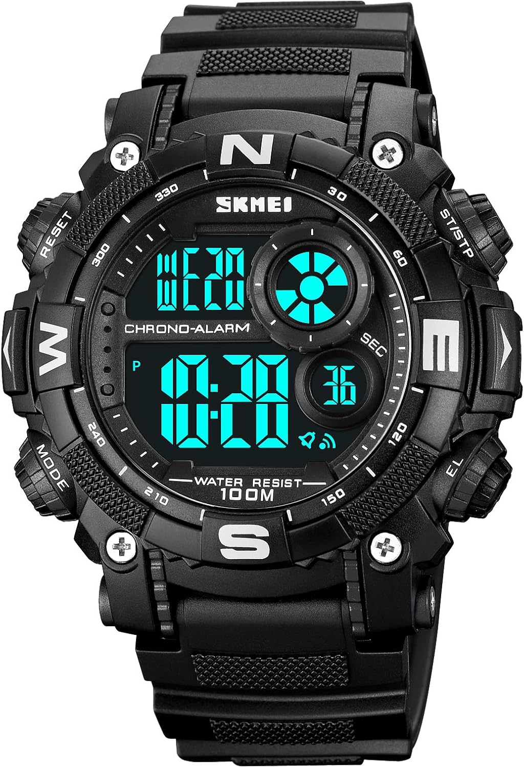 FANMIS Mens Military Multifunction Digital LED Watch Electronic Waterproof Alarm Quartz Sports Watch - Image 2