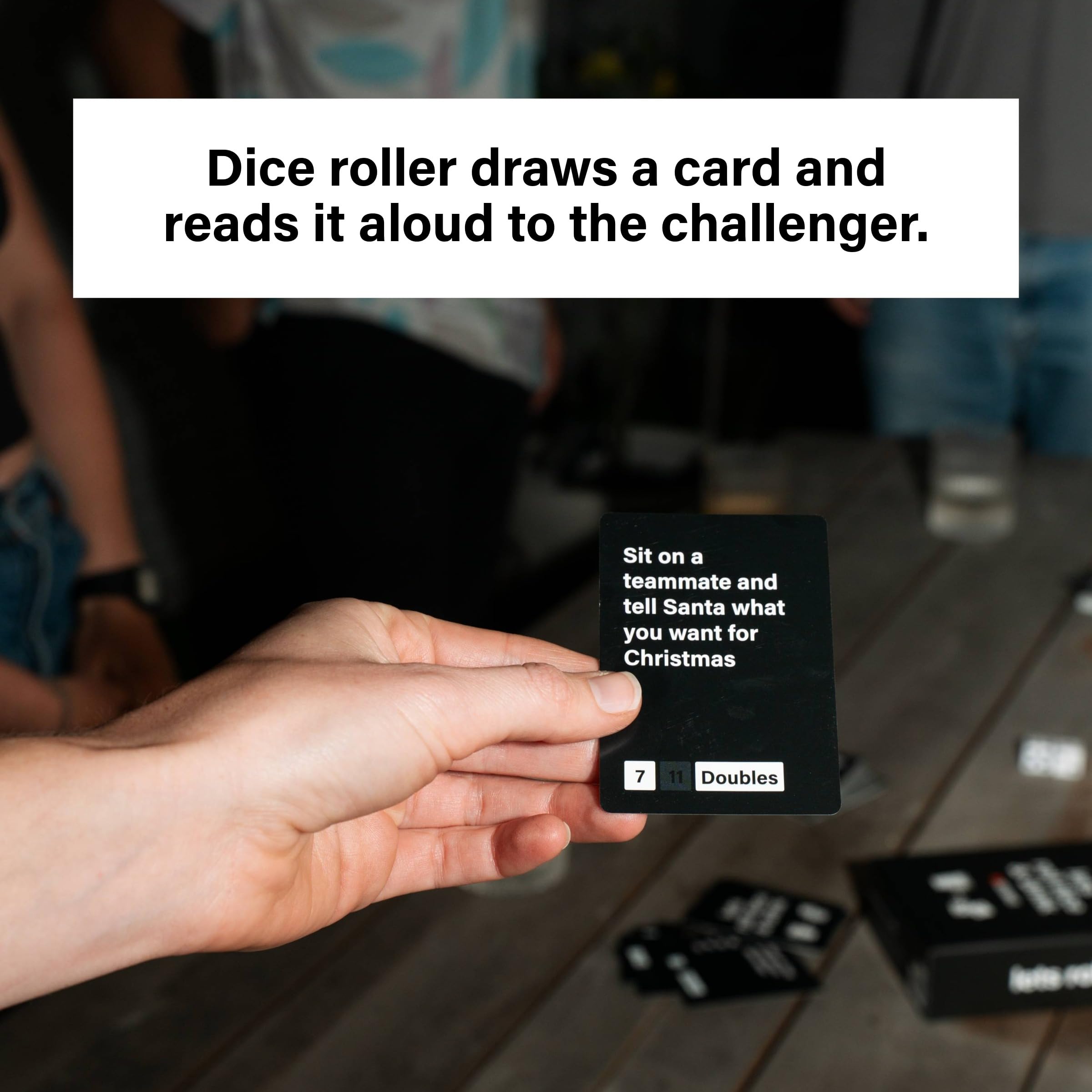 DSS Games Lets roll dadi & Drink [7, 11, Doubles | Gioco di carte per feste con dadi | Perfetto per amici, serate di gioco, pre-gioco, università, regalo per il 21° compleanno | Carte sfida]