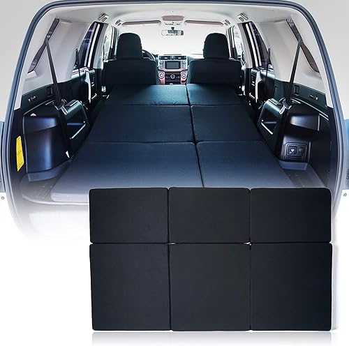 Miniatura 1 de Xprite Colchón de carga de cola portátil acolchado de cama de alta calidad plegable para camping compatible con Toyota 4Runner 2014 2015 2016 2017