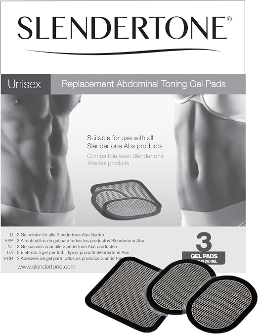 Électrodes De Gel SOYOKO - Lot De 4 - Compatibles Slendertone - Conduction Impulsions Musculaires