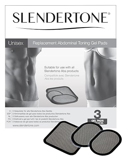 Slendertone Coussinets en gel pour abdominaux Noir