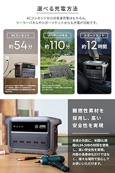 Amazon.co.jp: Anker Solix C1000 Gen 2 Portable Power Station