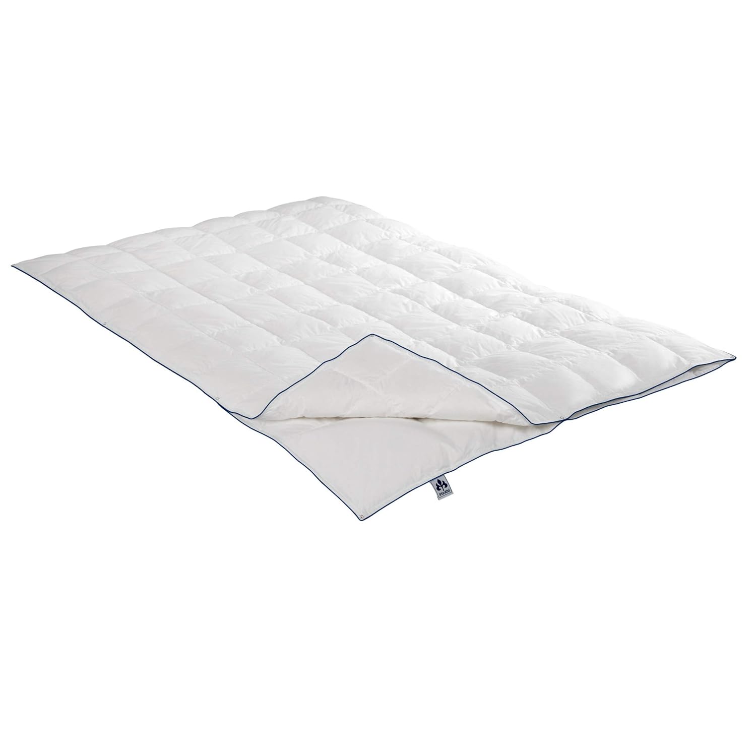 Irisette Vier-Jahreszeiten-Bett Luna Daunen/Feder weiß Größe 135×200 cm