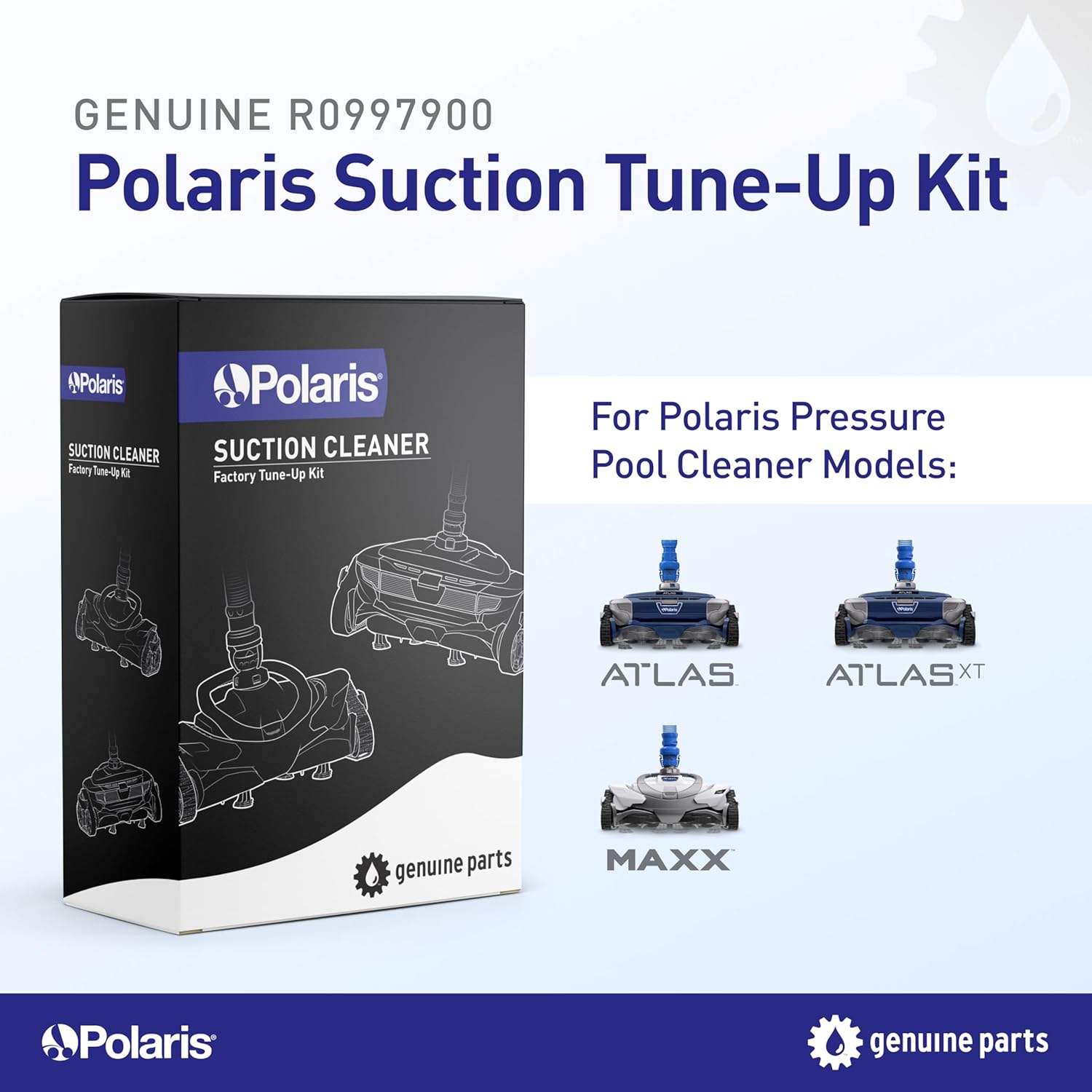 Polaris Genuine Parts Suction Cleaner Tune Up Kit, R0997900 | Compatable with Polaris Models Atlas, Atlas XT, MAXX