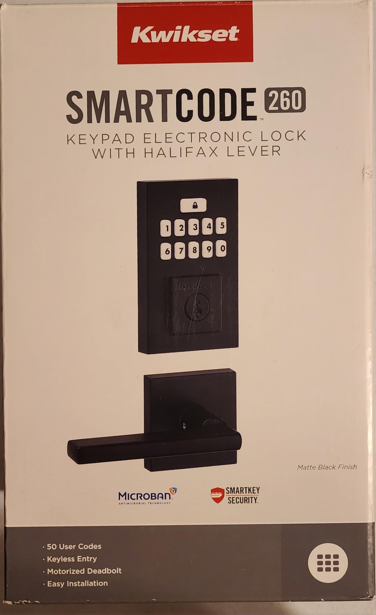 Pêne dormant électronique Smartcode pour éliminer la perte de clé Halifax