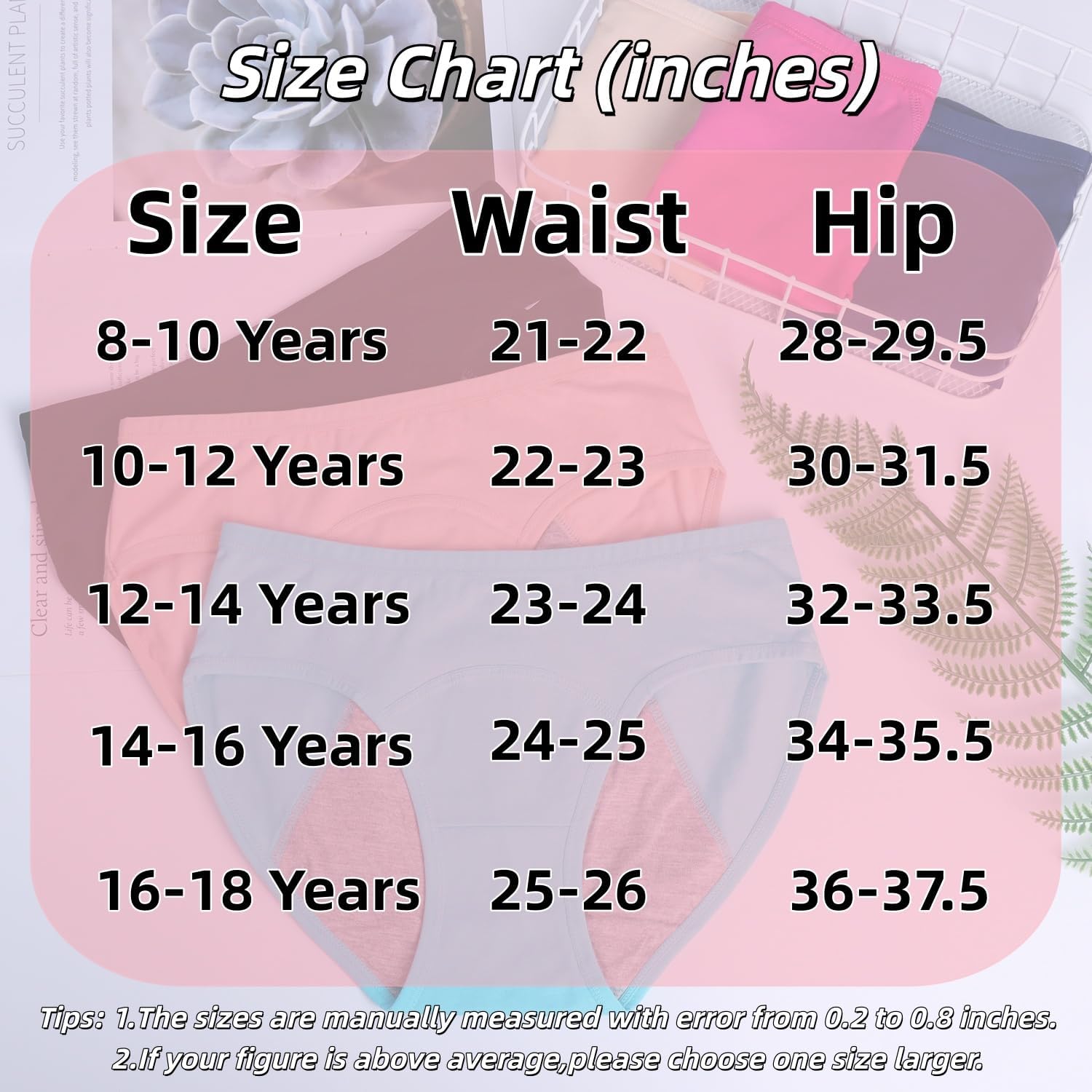 Demifill Teens Cotton Briefs Underwear Girls Period Underwear Soft Panties For Teens - Image 5