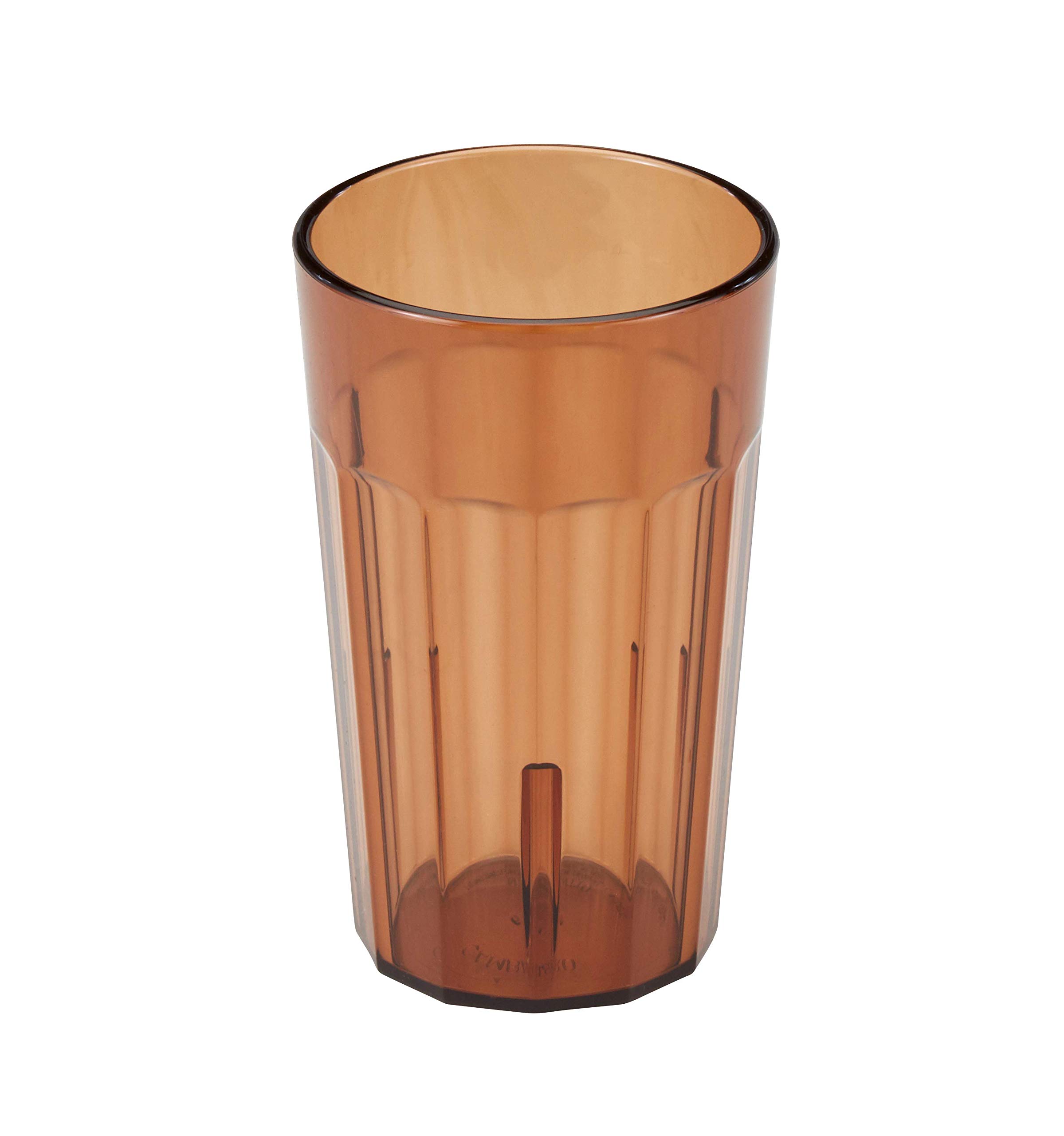 Gobelet Cambro NT10153 Newport ambre parfait pour vos repas en terrasse en lot de 36